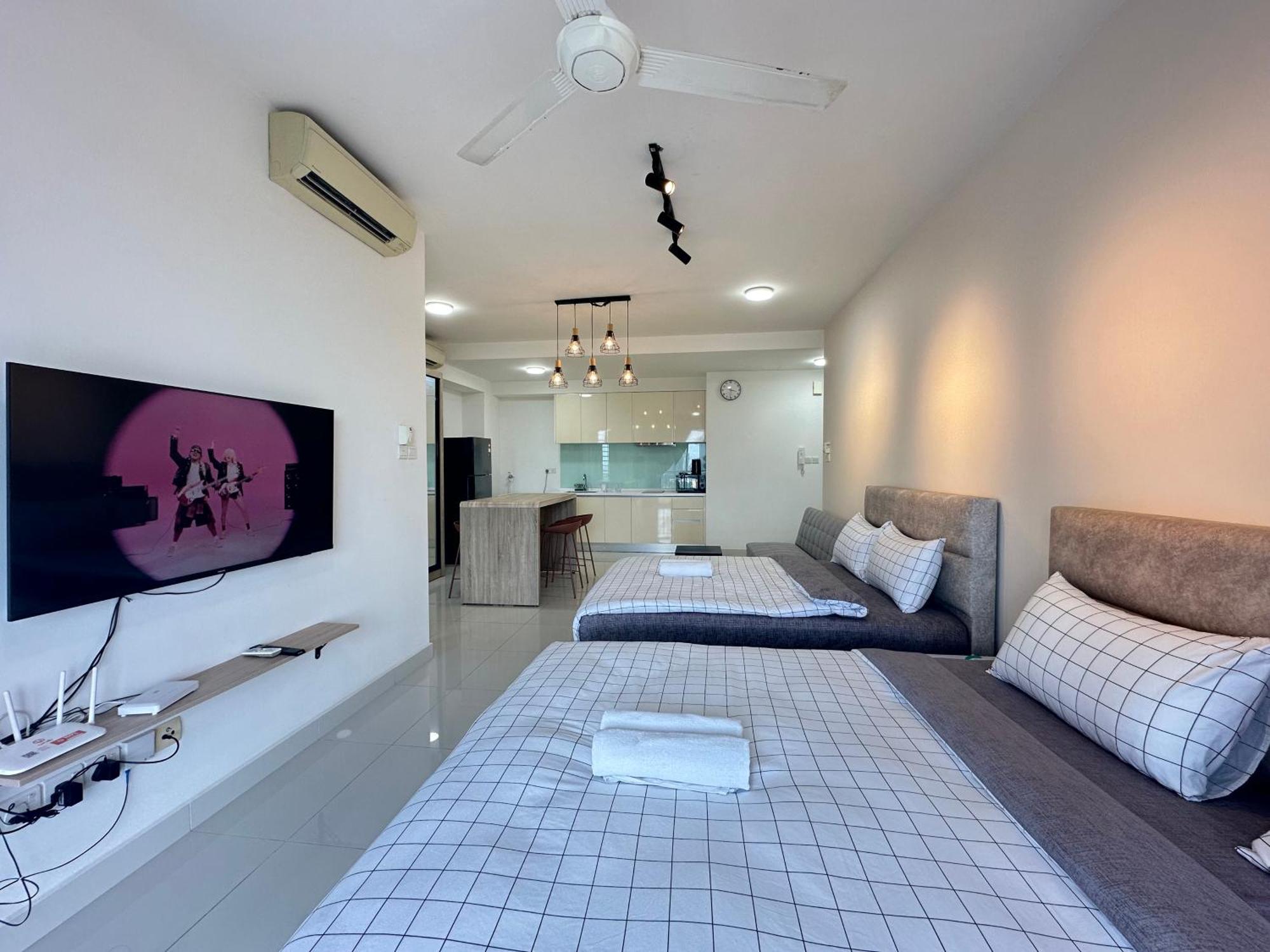 Teega Suites Puteriharbour By Wp Homestay Джохор Бахру Стая снимка