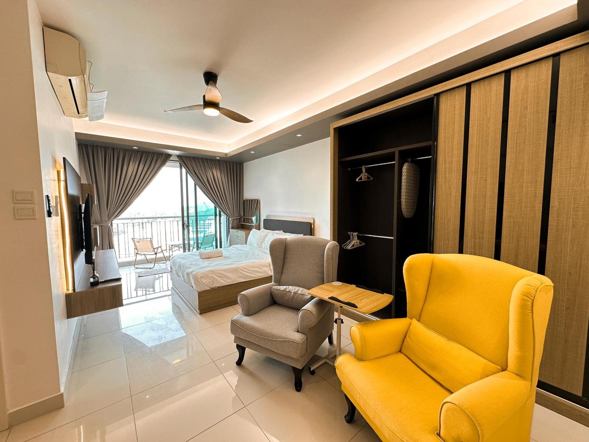 Teega Suites Puteriharbour By Wp Homestay Джохор Бахру Стая снимка
